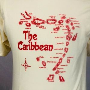 Wind Mill Caribbean Island Men's Graphic Shirt Xlg